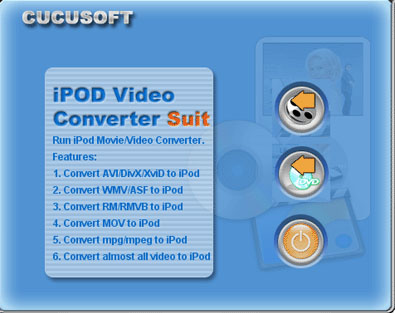 123 Cucusoft iPod Video Converter + DVD screenshot