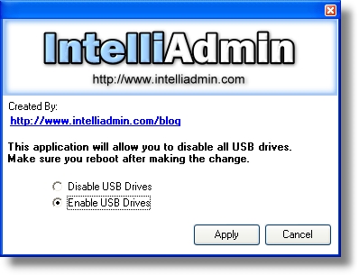 USB Drive Disabler screenshot