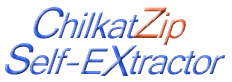 ChilkatZip Self-Extractor screenshot