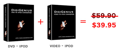 Digigenius DVD to iPod Converter + Video screenshot